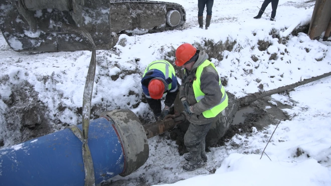 На Петергофском шоссе стартовала реконструкция водопроводных сетей 