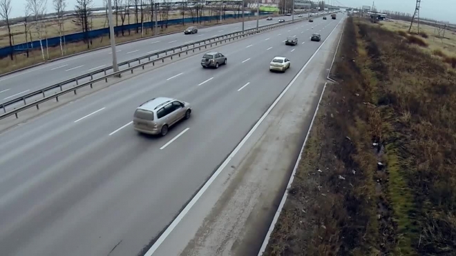 На развязке КАД с Пулковским шоссе закроют две полосы с 3 августа