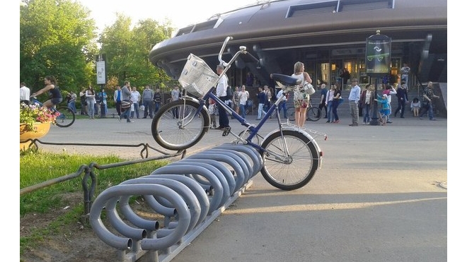 Администрация города рапортует об открытии еще 146 велопарковок в Петербурге