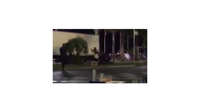В сети появилось видео перестрелки силовиков и террориста в Ницце
