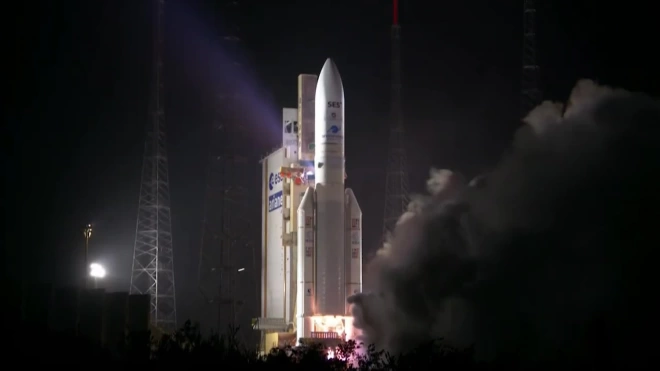 Ракета-носитель Аriane-5 успешно стартовала с космодрома Куру