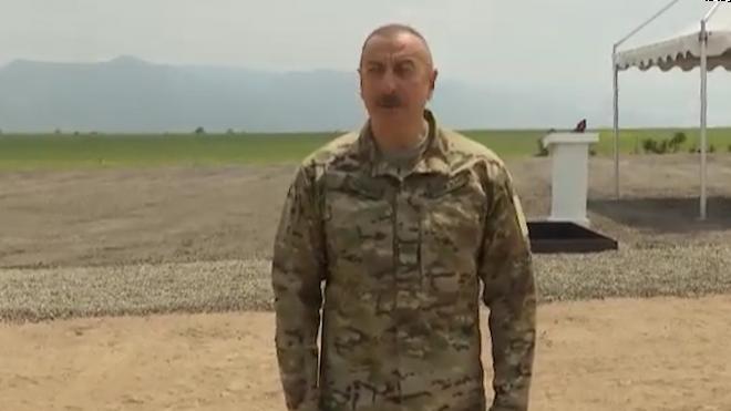 Алиев заявил о создании инфраструктуры на границе с Арменией