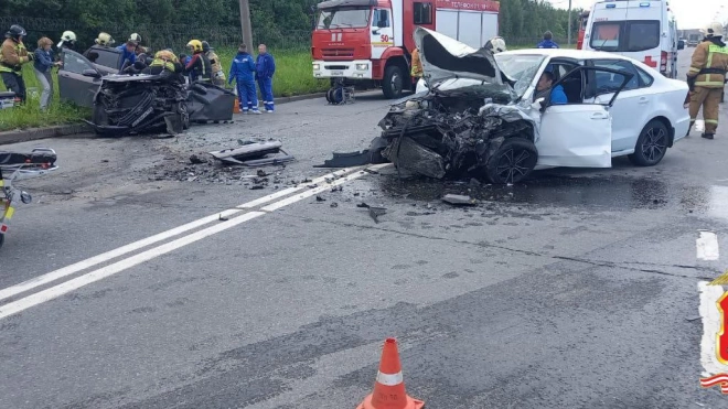 Водитель Volkswagen Polo в алкогольном опьянении устроил аварию в Шушарах