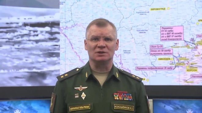 Минобороны РФ: ВКС России сбили украинский Су-25 в Николаевской области