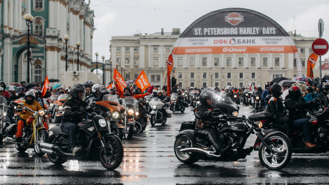 Harley Days собрал в Петербурге более 4000 байкеров из 35 стран
