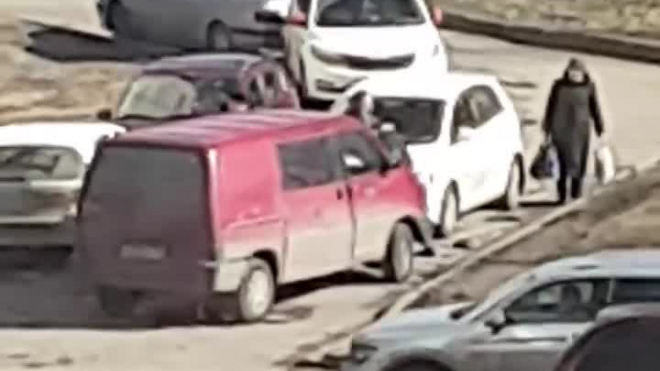 В Колпино произошла драка между водителями 