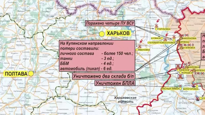 ВС России отразили все атаки ВСУ на Купянском направлении