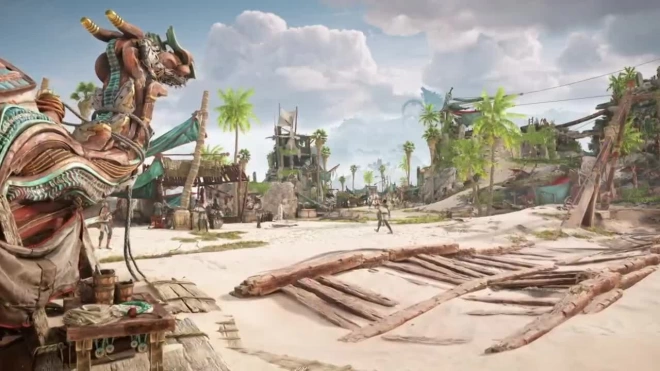 PlayStation показала племя Квен из DLC Burning Shores для Horizon Forbidden West