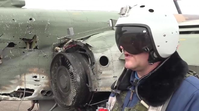 Летчик российского штурмовика Су-25 посадил самолет после попадания в него ракеты ВСУ 