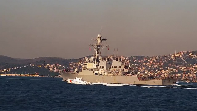 Северный флот взял на сопровождение корабли НАТО в акватории Баренцева моря