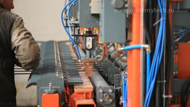 Автоматическая машина сварки арматурной сетки WFE с подвижными электродами 