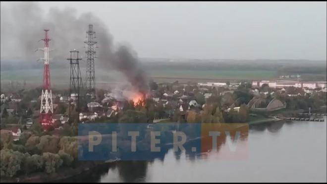 В Новосаратовке заметили пожар