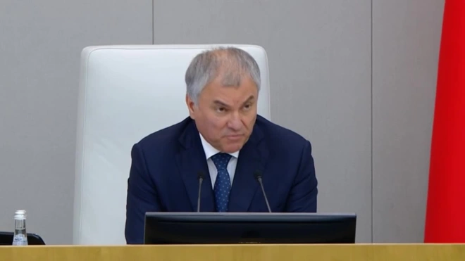 Володин заявил, что пленарные заседания Госдумы пройдут 3 и 4 октября