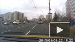 ДТП с машиной ППС в Минске