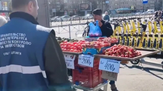 В ходе рейда ККИ в Невском и Приморском районах изъяли более 230 килограммов продукции