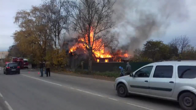 В Ленобласти сгорел дотла жилой дом