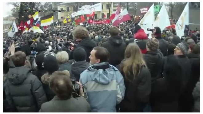 Редкий свист Шендеровичу на митинге в Петербурге 