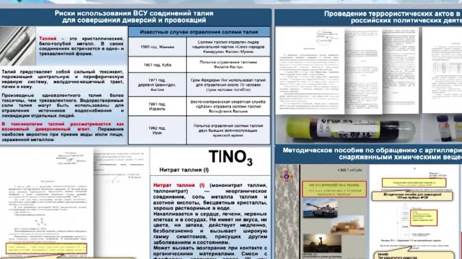 В тайнике ВСУ нашли готовые к применению вещества на основе нитрата таллия