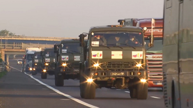 Помогавшие Италии российские военные отправились домой