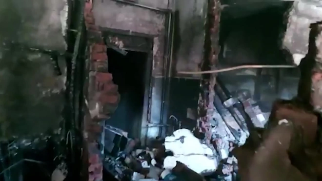 В Новосибирске при пожаре в цехе погиб человек