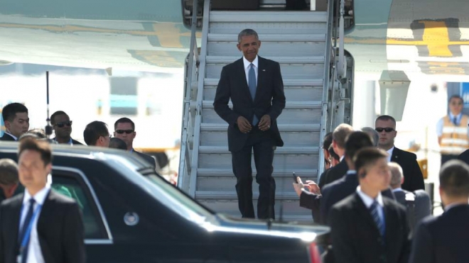 Бараку Обаме «забыли» подать трап с красной дорожкой на саммите G20 в Китае