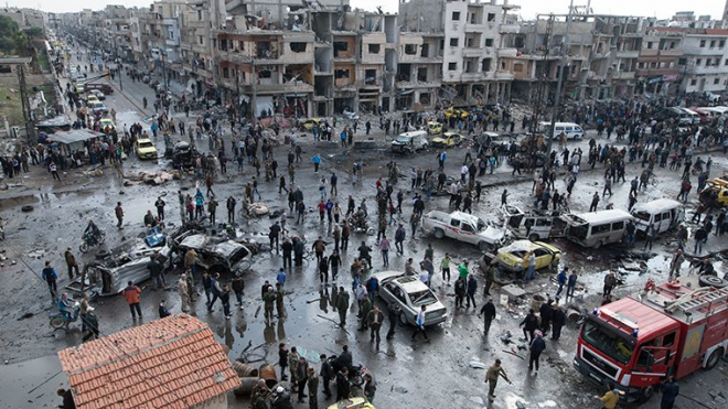 Устрашающие цифры: в Сирии произошёл двойной теракт, утопивший город в крови 42 жертв