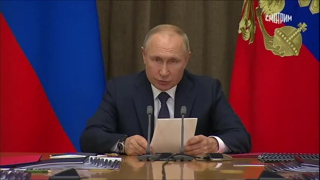 Путин сообщил о выполнении гособоронзаказа в 2020 году на 99,98%