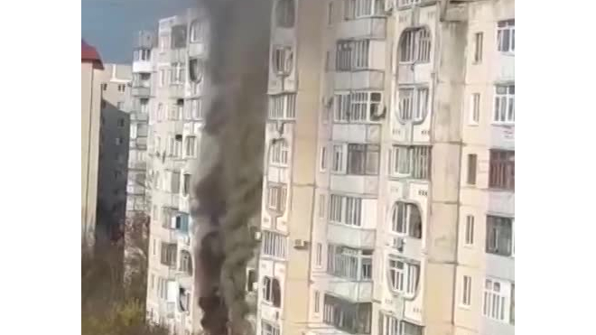 Во время пожара в Ставрополе пострадали три человека