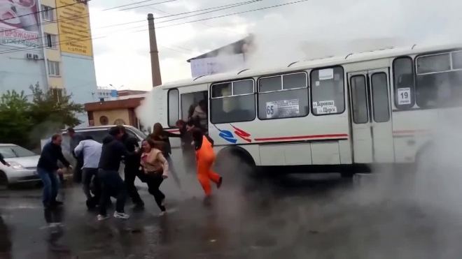 В Красноярске пассажиры автобуса чуть не сварились заживо