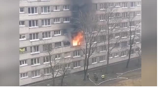 В пожаре на Костюшко погиб мужчина и пострадала женщина