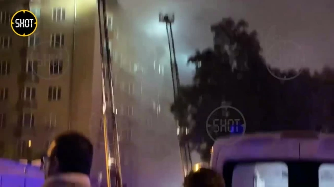 Пожар в доме на Ленинском проспекте в Москве локализован
