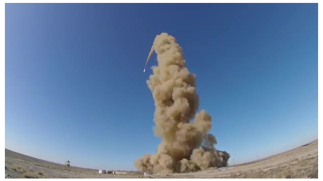 Опубликовано видео успешного испытания новой противоракеты системы ПРО