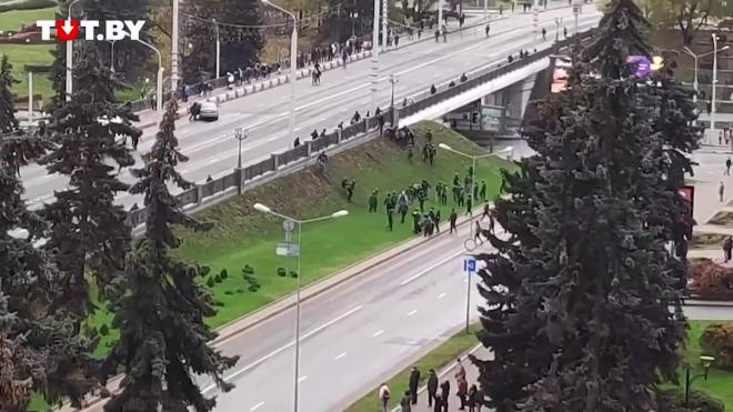 В Минске начались задержания на несанкционированных митингах 