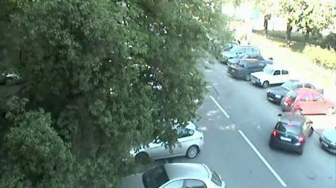 Осторожно: девушка паркуется! Авария на улице Рентгена