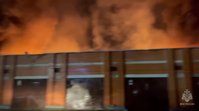 В Подмосковье потушили пожар на складе