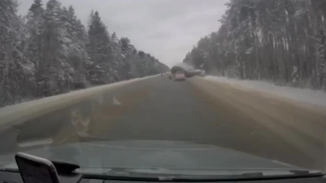 Появилось видео жуткого ДТП на Киевском шоссе