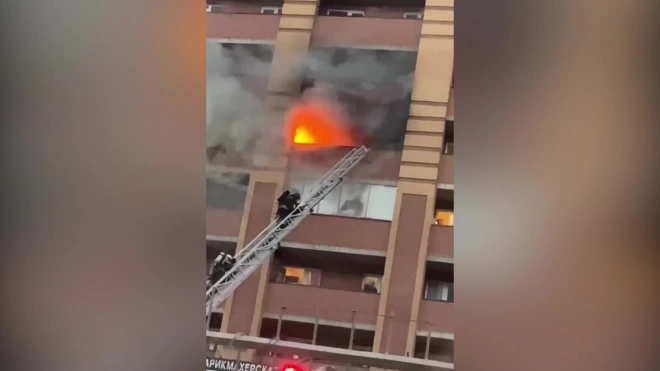 В Новосибирске пожарные спасли троих детей из горящей квартиры