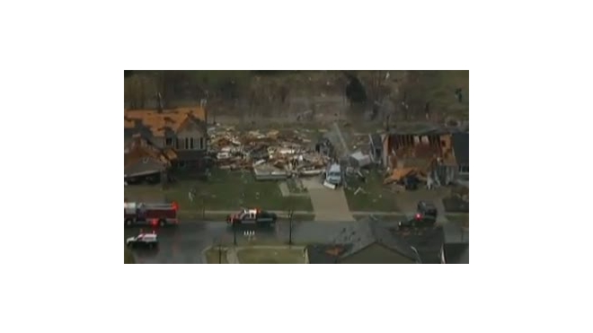 Торнадо разрушил несколько домов в Мичигане