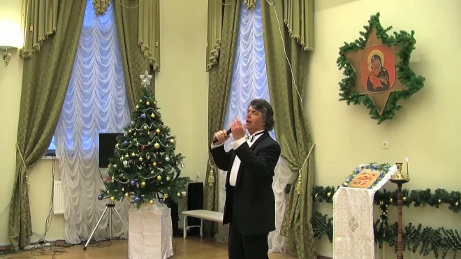 Сергей Захаров спел в Мариинской больнице