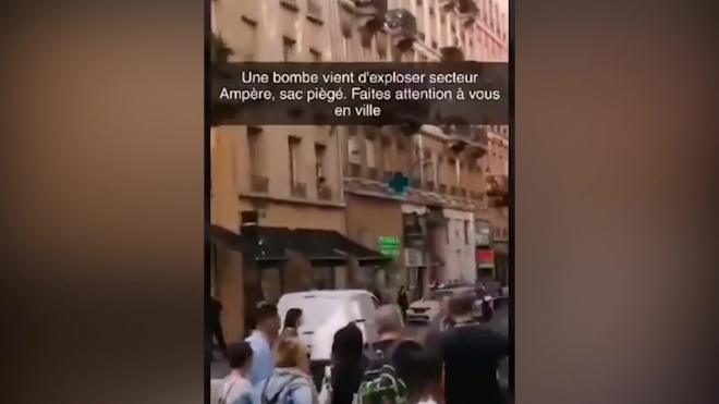 МВД Франции: Задержали виновника взрыв в Лионе 