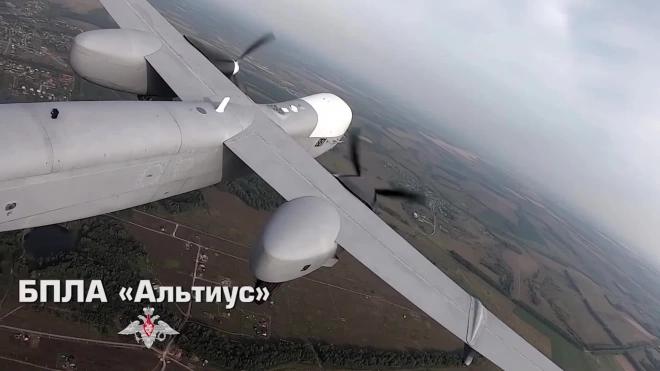 Минобороны показало полёт российских беспилотников и работу средств поражения БПЛА.