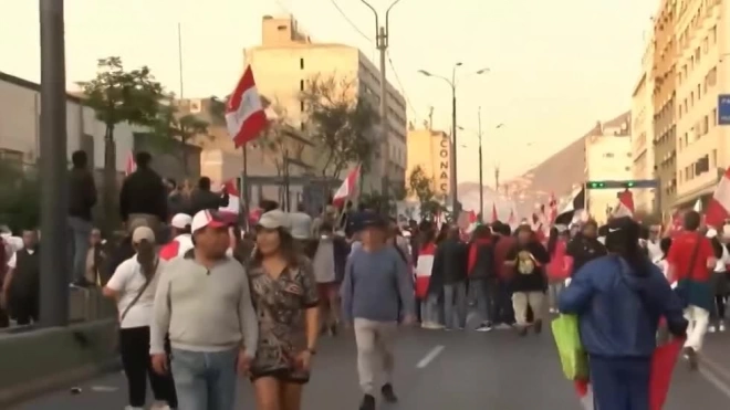 В Перу прошли массовые протесты