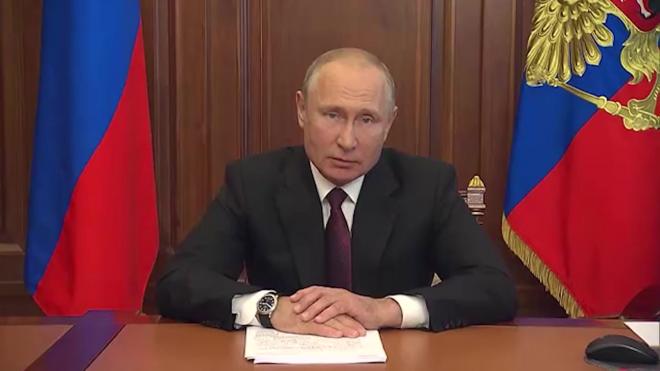 Владимир Путин выступит с обращением к россиянам