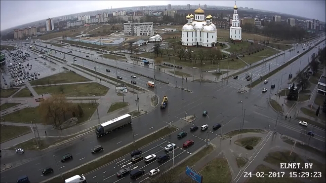 ДТП на перекрёстке.