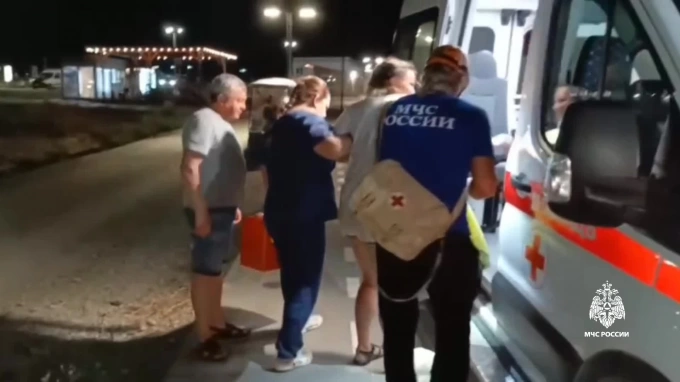 На мысе Меганом в Крыму спасли травмированную туристку