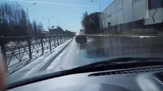 Видео: в Ручьях затопило дороги 