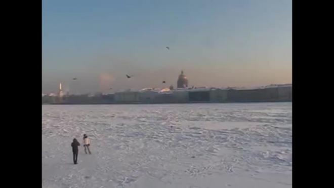 В Санкт - Петербурге морозы крепчают, а МЧС организовали дополнительные пункты обогрева