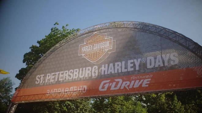 В Петербурге прошел юбилейный фестиваль St. Petersburg Harley Days