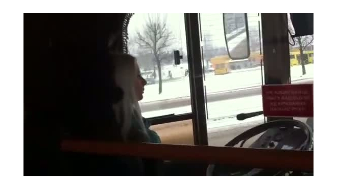 Самая сексапильная водительница троллейбуса