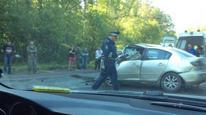 В Приозерском районе при обгоне произошло смертельное ДТП